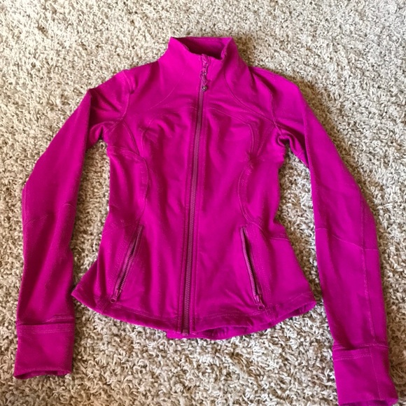 lululemon athletica Jackets & Blazers - Lulu Lemon Pink Zip jacket Size 4